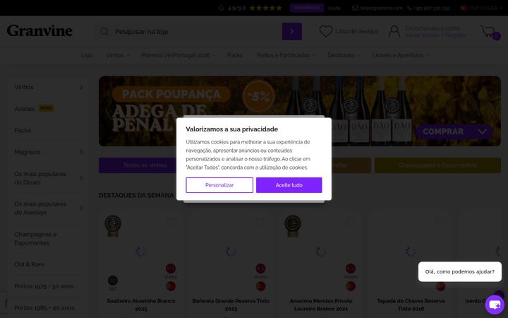 Screenshot di granvine.com