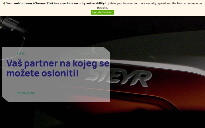 Screenshot von grapak.hr