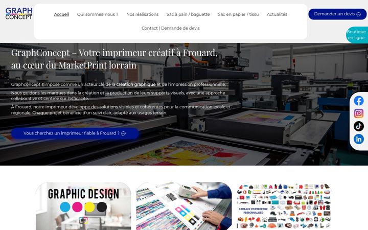 Screenshot of graphconcept.fr
