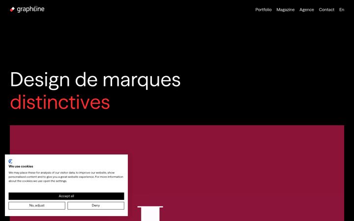 Screenshot of grapheine.com