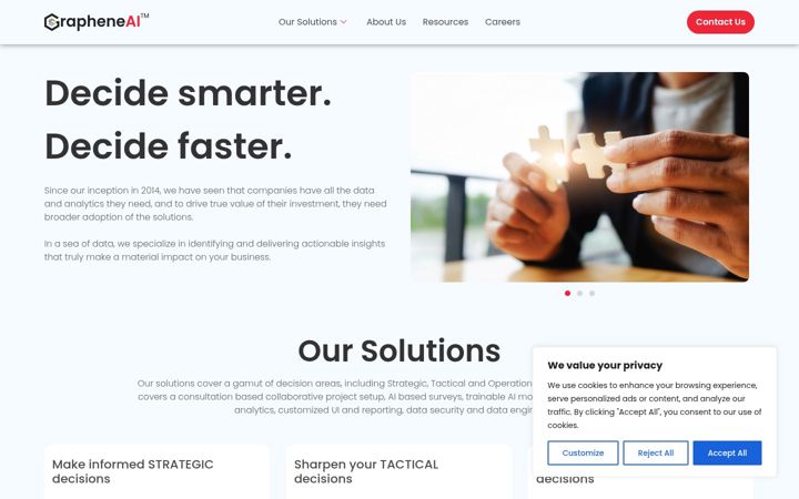 Screenshot of grapheneai.com
