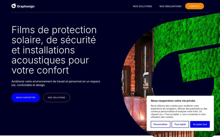 Screenshot of graphesign.eu