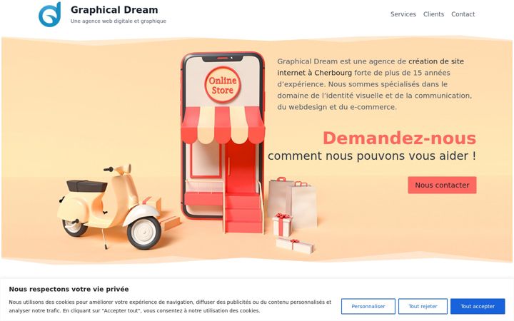 Screenshot of graphical-dream.fr