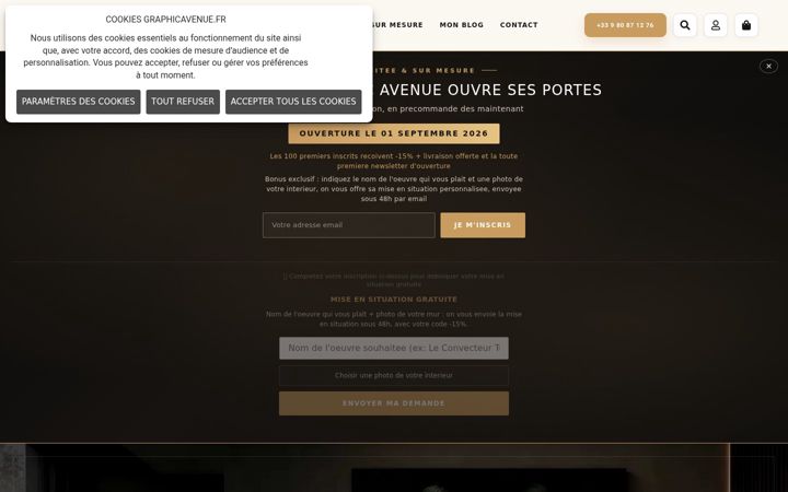 Screenshot of graphicavenue.fr