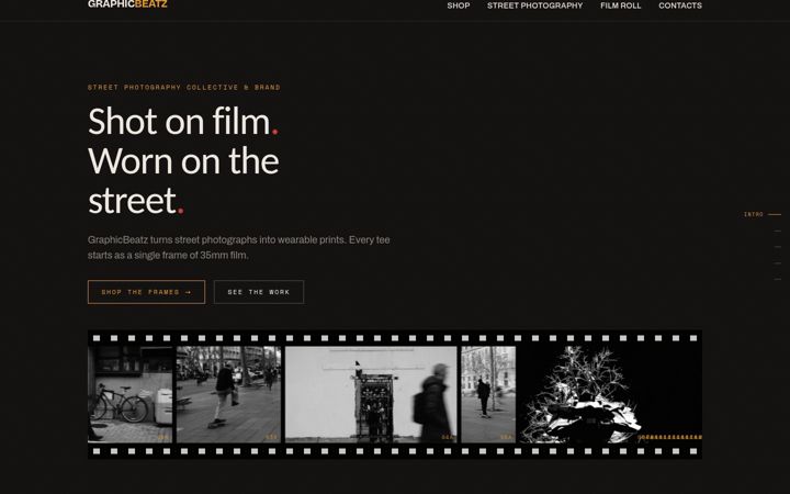 Screenshot of graphicbeatz.com