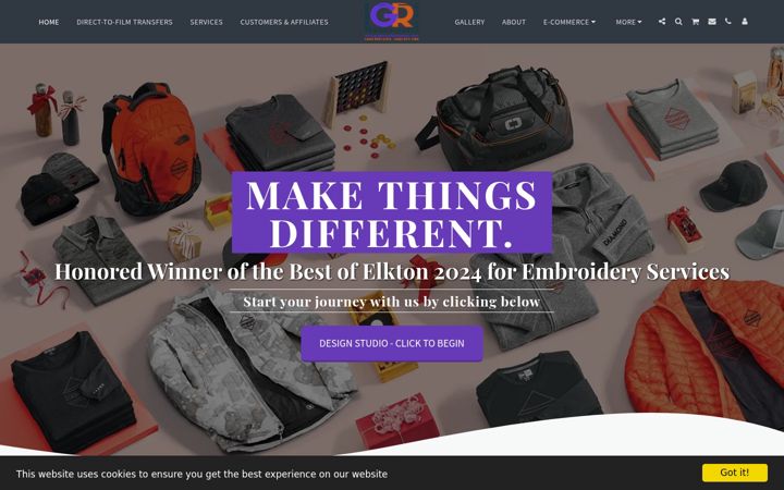 Screenshot of graphicreflectionsllc.com