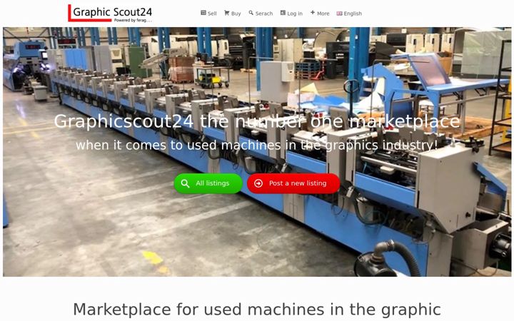 Screenshot of graphicscout24.com