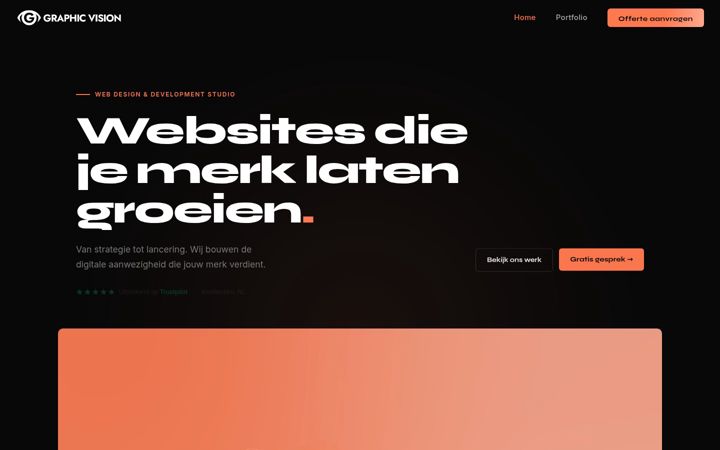 Screenshot of graphicvision.nl