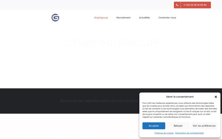 Screenshot of graphigroup.fr