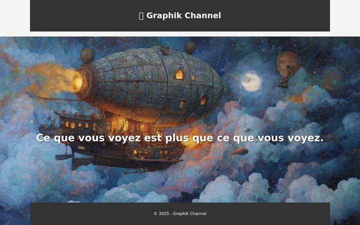 Screenshot of graphikchannel.fr