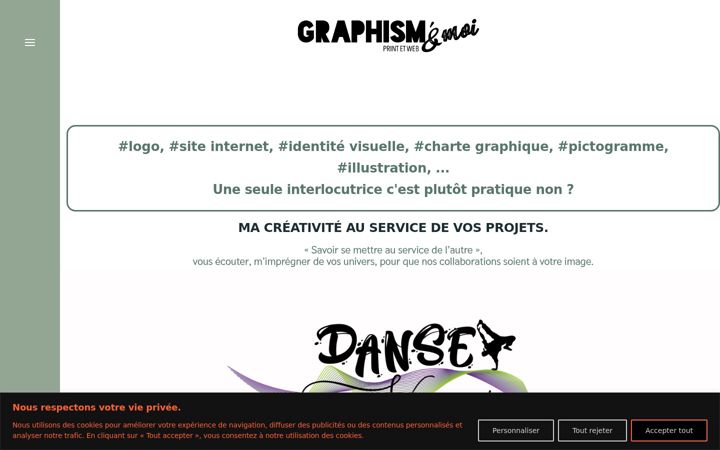 Screenshot of graphismemoi.com