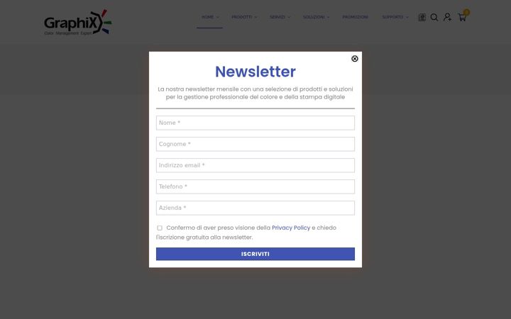 Screenshot of graphix.it