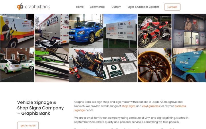 Screenshot of graphixbank.net