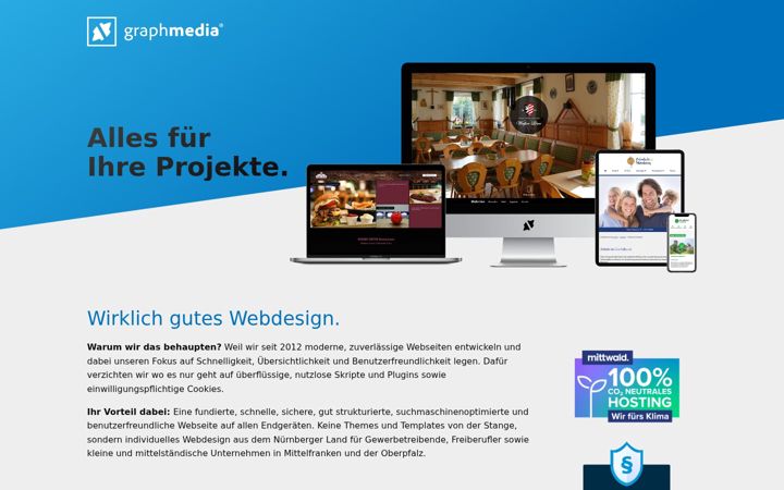 Screenshot of graphmedia.de