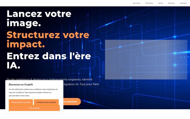 Screenshot of graphn.fr