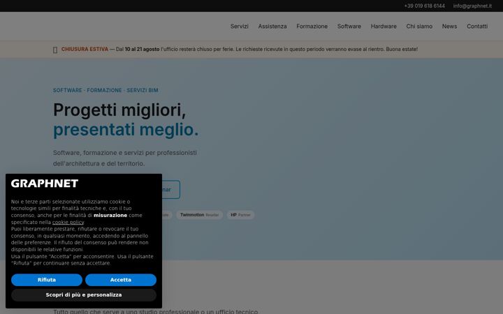 Screenshot of graphnet.it