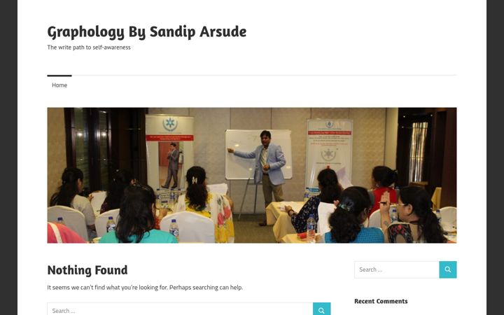 Screenshot of graphologybysandiparsude.com