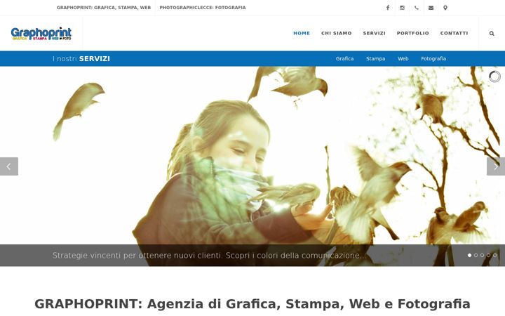 Screenshot of graphoprint.it