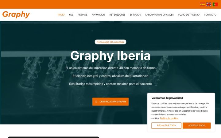 Screenshot of graphyiberia.es