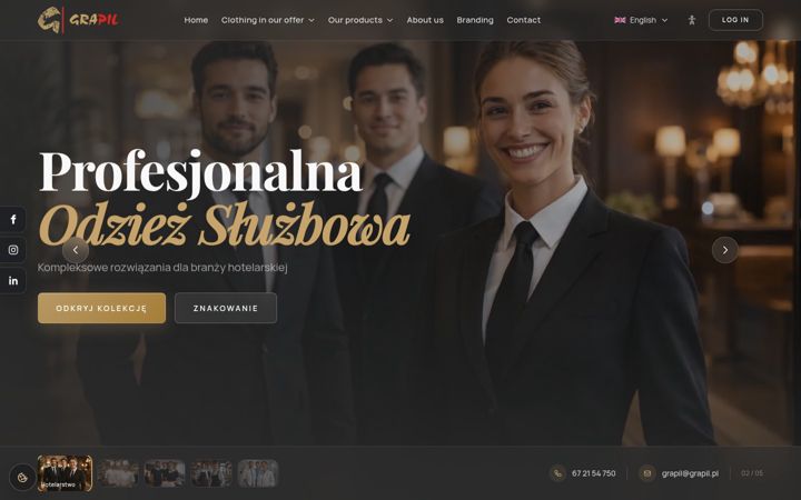 Screenshot of grapil.pl