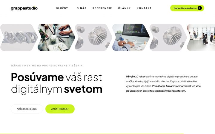Screenshot of grappa.sk