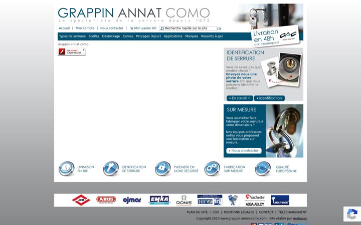 Screenshot of grappin-annat-como.com