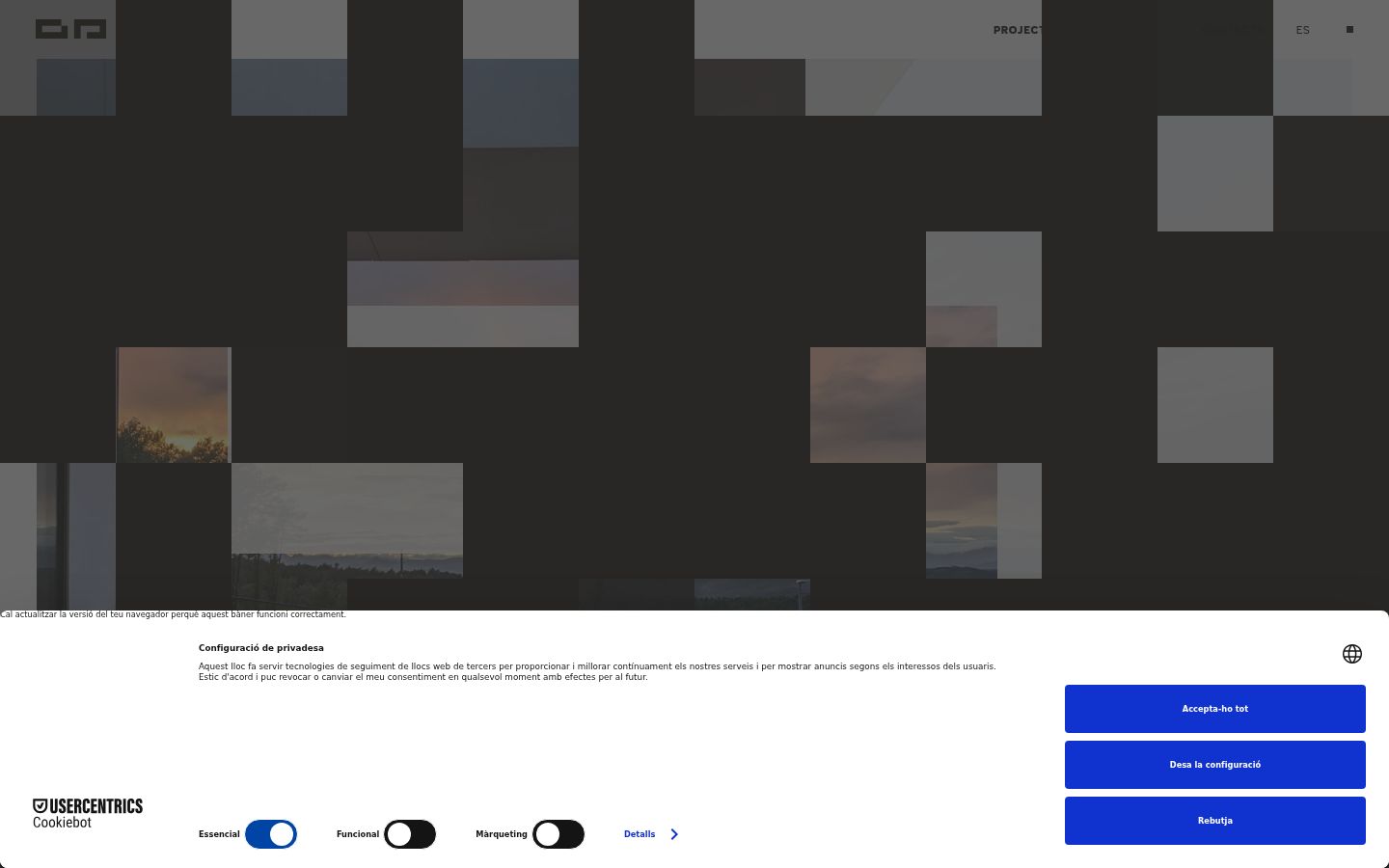 Screenshot van de toestemmingsbanner zoals getoond vóór enige interactie