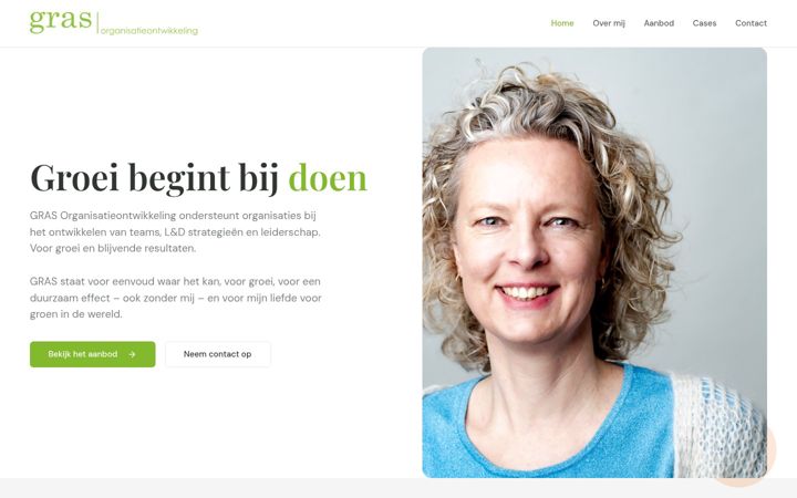 Screenshot of gras-organisatieontwikkeling.nl