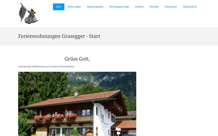 Screenshot of grasegger.info