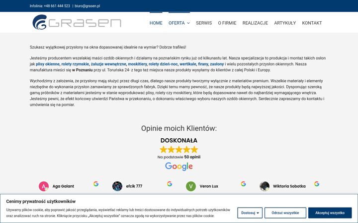 Screenshot of grasen.pl