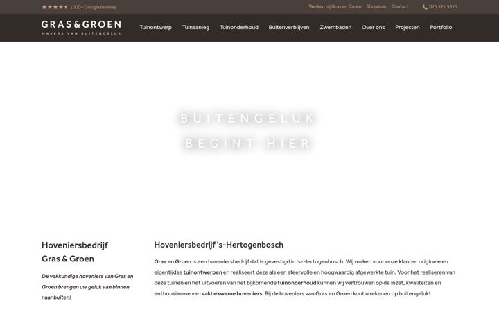 Screenshot of grasengroen.nl