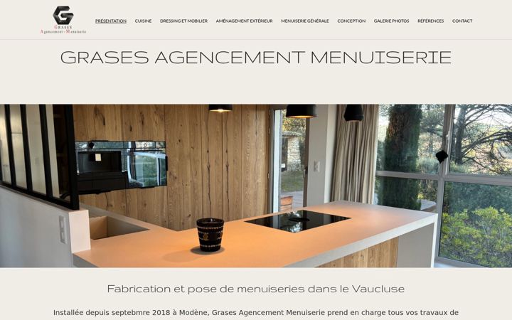 Screenshot of grases-menuiserie-84.fr