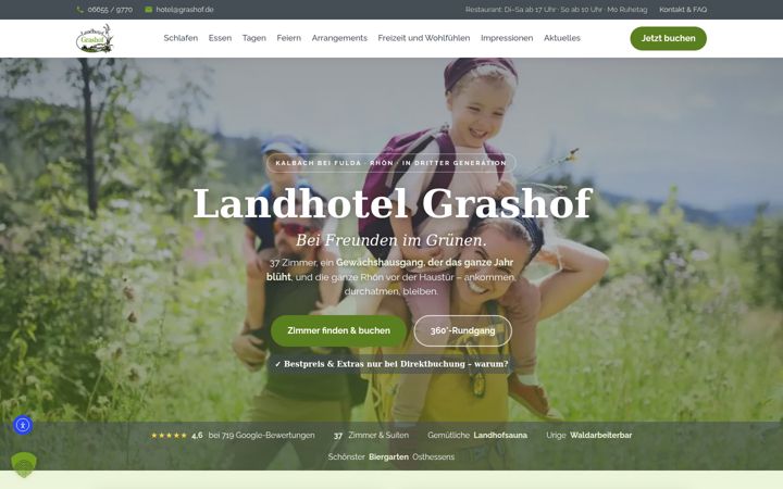 Screenshot of grashof.de