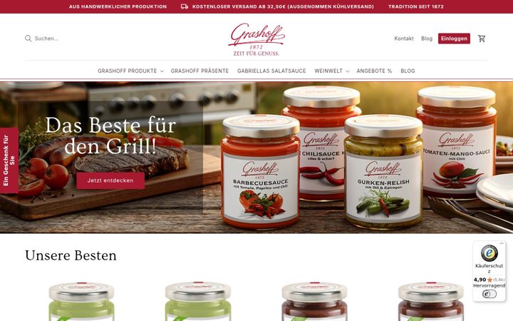 Screenshot of grashoff.de