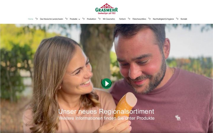 Screenshot of grasmehr.de