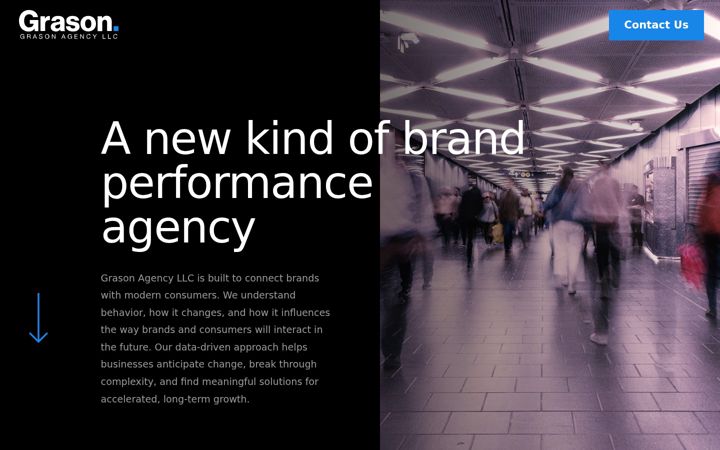 Screenshot of grasonagency.com