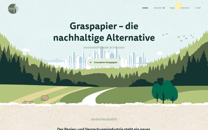 Screenshot of graspapier.de