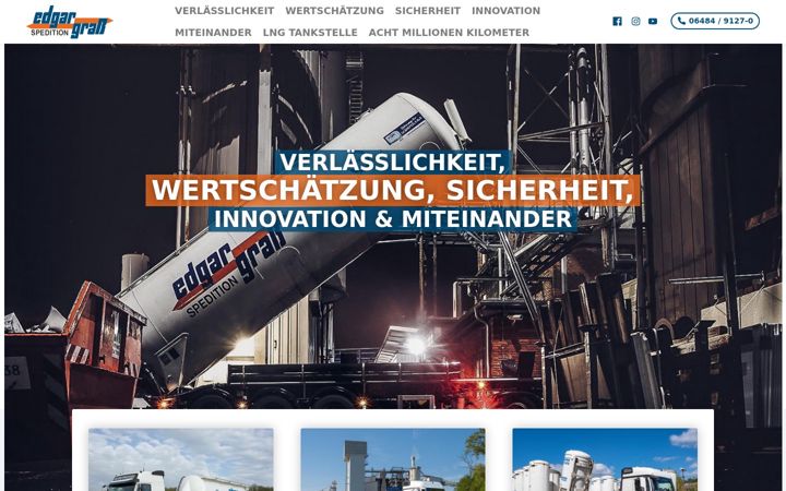 Screenshot of grass.de