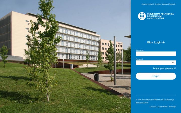 Screenshot of grass.upc.edu