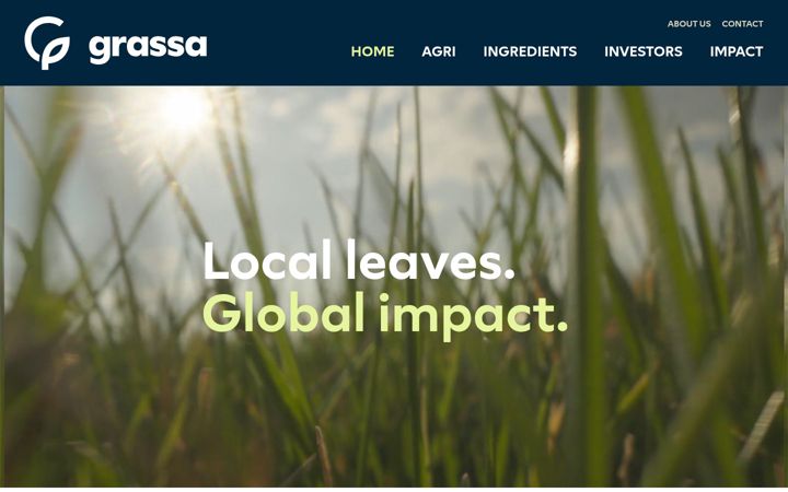 Screenshot of grassa.nl