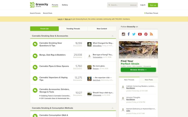 Screenshot of grasscity.forum