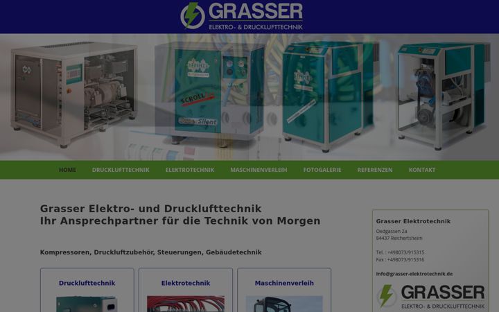 Screenshot of grasser-elektrotechnik.de