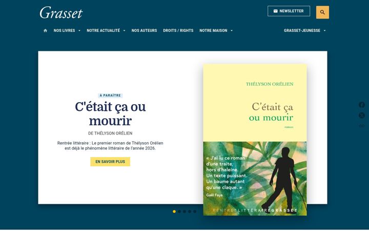 Screenshot of grasset.fr