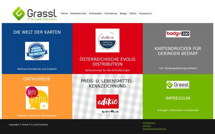 Screenshot of grassl.at