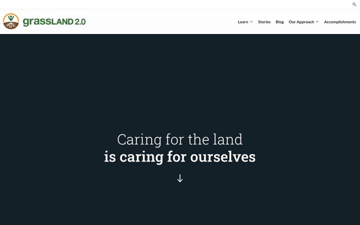 Screenshot of grasslandag.org
