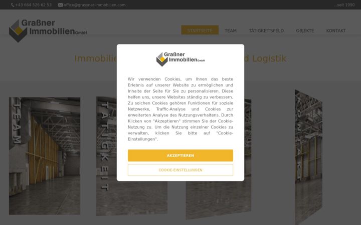 Screenshot of grassner-immobilien.com