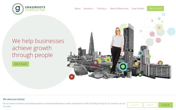 Screenshot of grassroots-consulting.co.uk