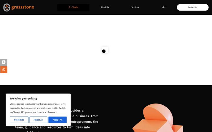 Screenshot of grassstone.io