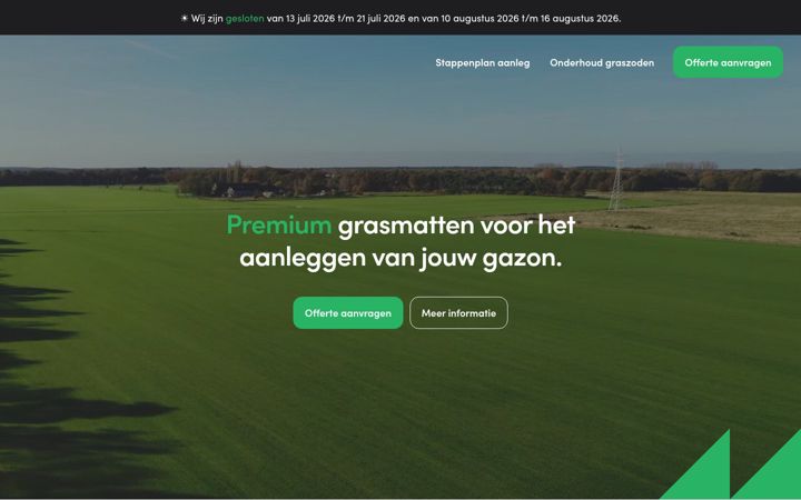 Screenshot of graszodenlavrijsen.be