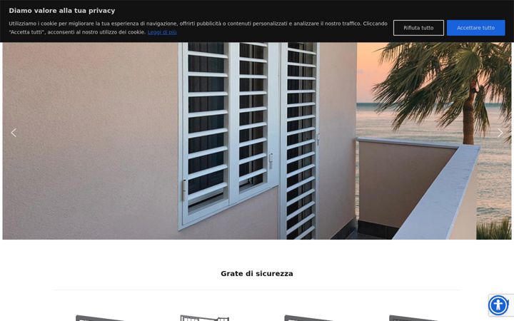 Screenshot of gratedisicurezza.it